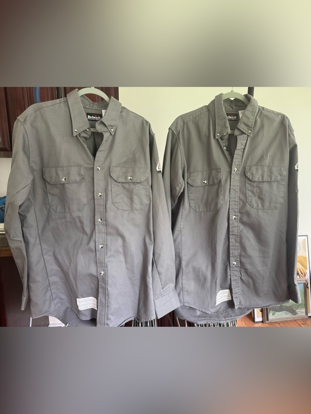 BULWARK MEN'S MIDWEIGHT EXCEL FR WORK SHIRT (set of 2)